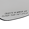2015-2022 Mitsubishi Outlander Sport - Passenger Side Mirror Glass, Heated, No Blind Spot Feature
