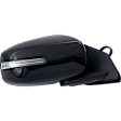 2015-2017 Mitsubishi Lancer - Passenger Side Mirror, Power Adjust, Heated, Manual Folding, Paintable, In-housing Signal Light, No Memory, No Puddle Light, No Auto-Dimming, No Blind Spot Feature