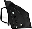 Driver Side Mirror, Manual Adjust, Manual Folding, Non-Heated, Paintable, No Signal Light, No Memory, No Puddle Light, No Auto-Dimming, No Blind Spot Feature