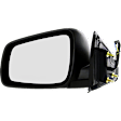 Driver Side Mirror, Power, Manual Folding, Non-Heated, Textured Black, No Signal Light, No Memory, No Puddle Light, No Auto-Dimming, No Blind Spot Feature