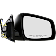 Passenger Side Mirror, Power, Manual Folding, Non-Heated, Textured Black, No Signal Light, No Memory, No Puddle Light, No Auto-Dimming, No Blind Spot Feature
