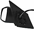 Driver Side Mirror, Power, Non-Folding, Heated, Textured Black, No Signal Light, No Memory, No Puddle Light, No Auto-Dimming, No Blind Spot Feature