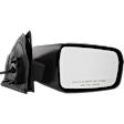 Passenger Side Mirror, Power Adjust, Non-Folding, Non-Heated, Textured Black, No Signal Light, No Memory, No Puddle Light, No Auto-Dimming, No Blind Spot Feature