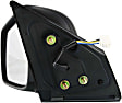 Driver Side Mirror, Power, Manual Folding, Heated, Textured Black, No Signal Light, No Memory, No Puddle Light, No Auto-Dimming, No Blind Spot Feature