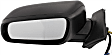 Driver Side Mirror, Power, Manual Folding, Heated, Textured Black, No Signal Light, No Memory, No Puddle Light, No Auto-Dimming, No Blind Spot Feature