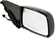 Passenger Side Mirror, Power Adjust, Manual Folding, Heated, Paintable, No Signal Light, No Memory, No Puddle Light, No Auto-Dimming, No Blind Spot Feature