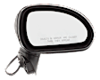 Passenger Side Mirror, Power, Manual Folding, Heated, Paintable, No Signal Light, No Memory, No Puddle Light, No Auto-Dimming, No Blind Spot Feature