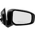 Passenger Side Mirror, Power, Manual Folding, Non-Heated, Paintable, No Signal Light, No Memory, No Puddle Light, No Auto-Dimming, No Blind Spot Feature