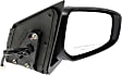 Passenger Side Mirror, Power, Manual Folding, Non-Heated, Paintable, No Signal Light, No Memory, No Puddle Light, No Auto-Dimming, No Blind Spot Feature