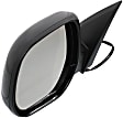 2011 Mitsubishi Outlander - Driver Side Mirror, Power Adjust, Non-Heated, Paintable, Manual Folding, No Signal Light, No Blind Spot Feature, No Memory, No Puddle Light, No Auto-Dimming