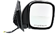 Passenger Side Mirror, Power, Manual Folding, Heated, Paintable, No Signal Light, No Memory, No Puddle Light, No Auto-Dimming, No Blind Spot Feature