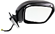 Passenger Side Mirror, Power, Manual Folding, Heated, Paintable, No Signal Light, No Memory, No Puddle Light, No Auto-Dimming, No Blind Spot Feature