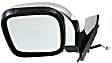 Driver Side Mirror, Power, Manual Folding, Heated, Chrome, No Signal Light, No Memory, No Puddle Light, No Auto-Dimming, No Blind Spot Feature