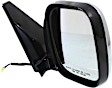 Passenger Side Mirror, Power Adjust, Manual Folding, Heated, Chrome, No Signal Light, No Memory, No Puddle Light, No Auto-Dimming, No Blind Spot Feature