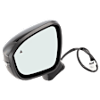 2024 Mitsubishi Outlander SE - Driver Side Mirror, Power Adjust, Non-Heated, Paintable, Manual Folding, In-housing Signal Light, With Blind Spot Glass, No Memory, No Puddle Light, No Auto-Dimming