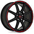 2005 Ford Taurus - Aluminum Black Wheel, 16 in. x 7 in., 5 x 4.25 in. / 5 x 4.5 in. Bolt Pattern