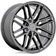 MR15778098438 Aluminum Gunmetal Wheel, 17 in. X 8 in., 4 x 4.5 in. Bolt Pattern
