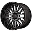 MO80221068418N Aluminum Black Wheel, 20 in. X 10 in., 6 x 5.5 Bolt Pattern