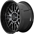 MO80221068418N Aluminum Black Wheel, 20 in. X 10 in., 6 x 5.5 Bolt Pattern