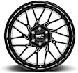 MO80522068318N Aluminum Black Wheel, 22 in. X 10 in., 6 x 5.5 Bolt Pattern