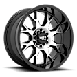 MO80629068300 Aluminum Black Wheel, 20 in. X 9 in., 6 x 5.5 Bolt Pattern