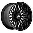MO809BX20903518 Aluminum Gloss Black Wheel, 20 in. X 9 in., 5 x 5 in. / 5 x 5.5 in. Bolt Pattern