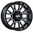 MO810BD18903520 Aluminum Black Wheel, 18 in. X 9 in., 5 x 5 in. / 5 x 5.5 in. Bolt Pattern