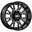 MO810BD20908020 Aluminum Black Wheel, 20 in. X 9 in., 8 x 6.5 in. Bolt Pattern
