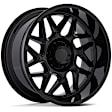 MO812BX20908820 Aluminum Gloss Black Wheel, 20 in. X 9 in., 8 x 7.1 in. Bolt Pattern
