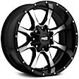 MO97021067324NUS Aluminum Black Wheel, 20 in. X 10 in., 6 x 5.5 Bolt Pattern
