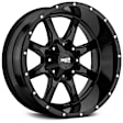 MO970210673A24N Aluminum Black Wheel, 20 in. X 10 in., 6 x 5.5 Bolt Pattern