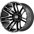 2005 Dodge Dakota - Aluminum Black Wheel, 20 in. x 9 in., 5 x 5.5 Bolt Pattern