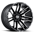 2005 Dodge Dakota - Aluminum Black Wheel, 20 in. x 9 in., 5 x 5.5 Bolt Pattern