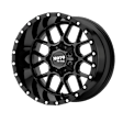 MO986210673A18N Aluminum Gloss Black Wheel, 20 in. X 10 in., 6 x 5.5 Bolt Pattern