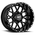 MO986210673A18N Aluminum Gloss Black Wheel, 20 in. X 10 in., 6 x 5.5 Bolt Pattern