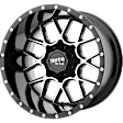 MO98629067318 Aluminum Black Wheel, 20 in. X 9 in., 6 x 5.5 Bolt Pattern