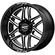 MO99221068318N Aluminum Black Wheel, 20 in. X 10 in., 6 x 5.5 Bolt Pattern