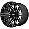 MO99829068300 Aluminum Black Wheel, 20 in. X 9 in., 6 x 5.5 Bolt Pattern