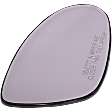 Passenger Side Mirror Glass, Heated, No Blind Spot Feature