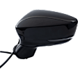 2017-2018 Mazda 3 - Driver Side Mirror, Power Adjust, Heated, Manual Folding, Paintable, In-housing Signal Light, Without Memory Recall, No Puddle Light, No Auto-Dimming, With Blind Spot Detection in Glass