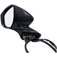 2020 Mazda 3 Select - Driver Side Mirror, Hatchback, Power Adjust, Non-Heated, Paintable, Manual Folding, In-housing Signal Light, With Blind Spot Detection in Glass, With Memory, No Puddle Light, No Auto-Dimming