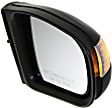 2000-2003 Mercedes Benz E320 - Passenger Side Mirror, Power, Manual Folding, Heated, Paintable, In-housing Signal Light, With memory, No Puddle Light, No Auto-Dimming, No Blind Spot Feature