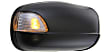 2000-2003 Mercedes Benz E320 - Passenger Side Mirror, Power, Manual Folding, Heated, Paintable, In-housing Signal Light, With memory, No Puddle Light, No Auto-Dimming, No Blind Spot Feature