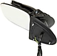 2000-2002 Mercedes Benz S430 - Driver Side Mirror, Power, Power Folding, Heated, Paintable, In-housing Signal Light, With memory, No Puddle Light, No Auto-Dimming, No Blind Spot Feature