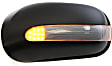 2000-2002 Mercedes Benz S430 - Driver Side Mirror, Power, Power Folding, Heated, Paintable, In-housing Signal Light, With memory, No Puddle Light, No Auto-Dimming, No Blind Spot Feature