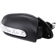 2003-2006 Mercedes Benz S430 - Passenger Side Mirror, Power, Power Folding, Heated, Paintable, In-housing Signal Light, With memory, With Puddle Light, No Auto-Dimming, No Blind Spot Feature