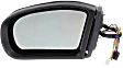 2001-2004 Mercedes Benz C240 - Driver Side Mirror, Power, Manual Folding, Heated, Paintable, In-housing Signal Light, With memory, No Puddle Light, No Auto-Dimming, No Blind Spot Feature