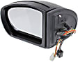 2001-2004 Mercedes Benz C240 - Driver Side Mirror, Power, Manual Folding, Heated, Paintable, In-housing Signal Light, With memory, No Puddle Light, No Auto-Dimming, No Blind Spot Feature