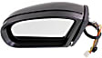 2001-2004 Mercedes Benz C240 - Driver Side Mirror, Power, Manual Folding, Heated, Paintable, In-housing Signal Light, With memory, No Puddle Light, No Auto-Dimming, No Blind Spot Feature