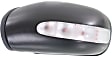 2001-2004 Mercedes Benz C240 - Driver Side Mirror, Power, Manual Folding, Heated, Paintable, In-housing Signal Light, With memory, No Puddle Light, No Auto-Dimming, No Blind Spot Feature